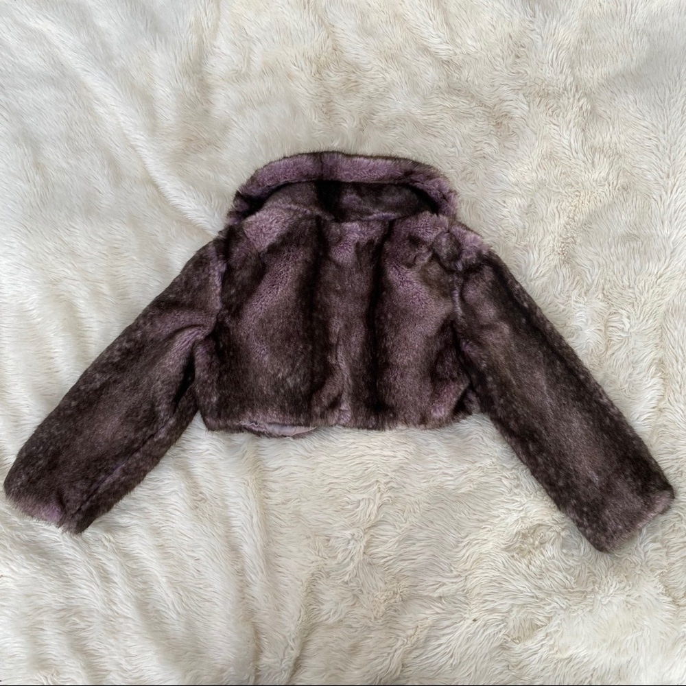 Karen Millen Collared Faux Fur Bolero - Size US 4 - Picture 4 of 8